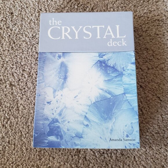 The Crystal Deck by Amanda Samson oracle cards mind & body - Picture 1 of 8